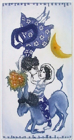 Ane Bleu by Francoise Deberdt Pricing Limited Edition Print image