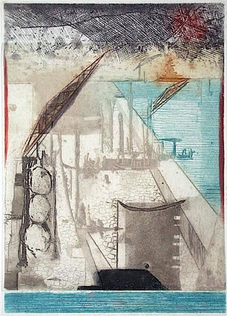 Le Port D'anvers by Rene Carcan Pricing Limited Edition Print image