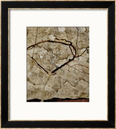Autumn Tree In Turbulent Air, 1912 by Egon Schiele Pricing Limited Edition Print image