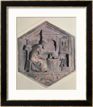 The Art Of Forging, Decorative Relief Panels From A Series Of The Practitioners Of The Arts by Andrea Pisano Pricing Limited Edition Print image