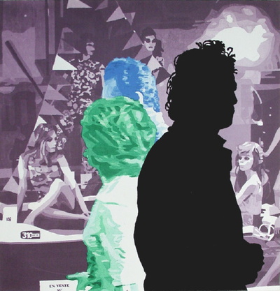 Peintre Et Modele : Violet De Mars Ii by Gerard Fromanger Pricing Limited Edition Print image
