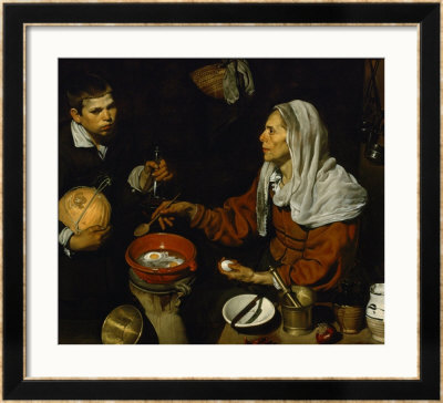 An Old Woman Frying Eggs by Diego Velazquez Pricing Limited Edition Print image