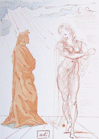 Dc Enfer 02 - Virgile Reconforte Dante by Salvador Dali Pricing Limited Edition Print image