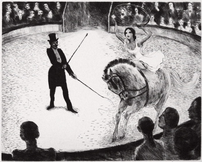 Dresseur Et Ecuyere by Gerard Cochet Pricing Limited Edition Print image