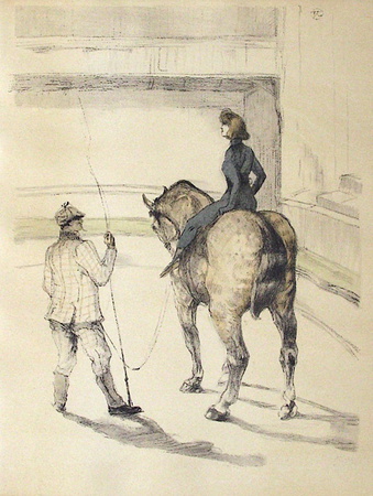 Dessins : Au Cirque Ii by Henri De Toulouse-Lautrec Pricing Limited Edition Print image