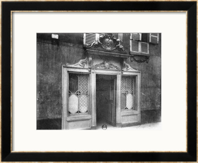 Entrance Of A Brothel In Paris, 106 Rue De Suffren, Circa 1900 by Eugene Atget Pricing Limited Edition Print image