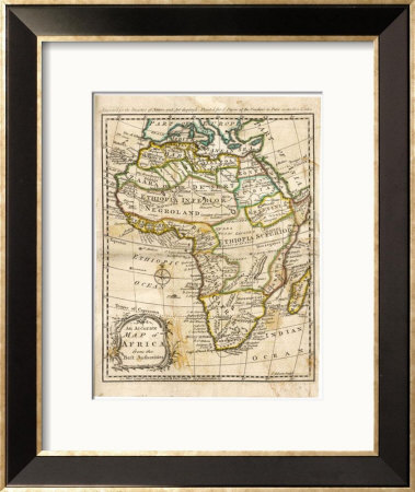 Map Of Africa by J. Gibson Pricing Limited Edition Print image