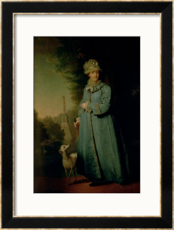 Portrait Of Catherine Ii, 1757 by Vladimir Lukich Borovikovsky Pricing Limited Edition Print image