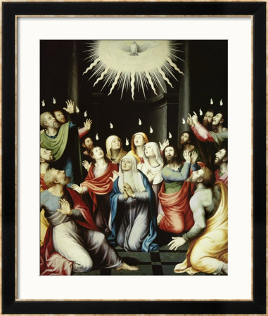 The Pentecost by Juan Juanes Pricing Limited Edition Print image