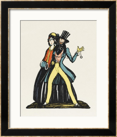 Mr. And Mrs Mantalini, Mr. Mantalini Is A Shiftless Idler by Claud Lovat Fraser Pricing Limited Edition Print image