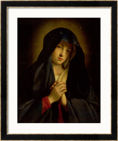 The Madonna In Sorrow by Giovanni Battista Salvi Da Sassoferrato Pricing Limited Edition Print image