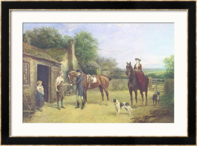 The New Shoe by Heywood Hardy Pricing Limited Edition Print image