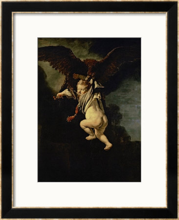 Ganymede In The Claws Of The Eagle (Zeus), 1635 by Rembrandt Van Rijn Pricing Limited Edition Print image