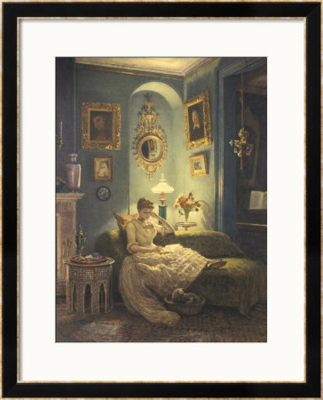 Evening At Home by Edward John Poynter Pricing Limited Edition Print image