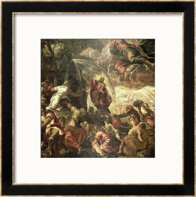 Moses Striking Water From The Rock, 1575 by Jacopo Robusti Tintoretto Pricing Limited Edition Print image