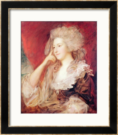 Mrs. Fitzherbert by Thomas Gainsborough Pricing Limited Edition Print image