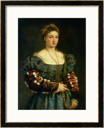 Portrait Of A Noblewoman, Or La Bella by Titian (Tiziano Vecelli) Pricing Limited Edition Print image