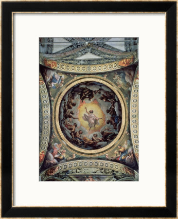 The Vision Of St. John On Patmos, 1520-23 by Correggio Pricing Limited Edition Print image