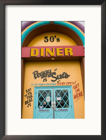Peggy Sue's Nifty Fifties Diner, Yermo, California, Usa by Walter Bibikow Pricing Limited Edition Print image