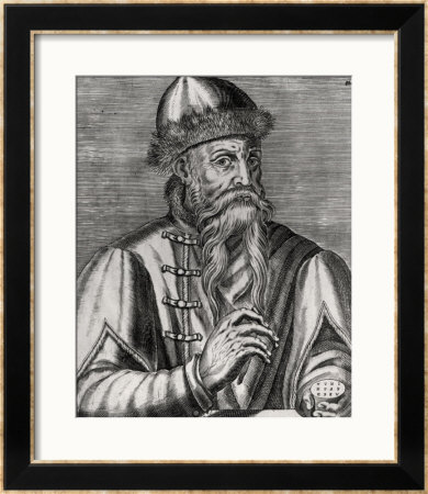 Portrait Of Johannes Gutenberg by Albrecht Mentz Pricing Limited Edition Print image