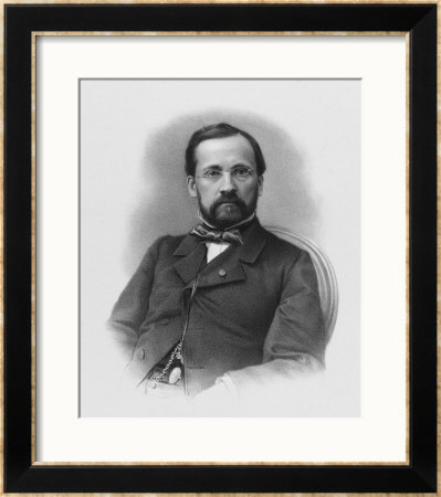 Louis Pasteur French Chemist And Microbiologist In 1863 by Schultz Pricing Limited Edition Print image