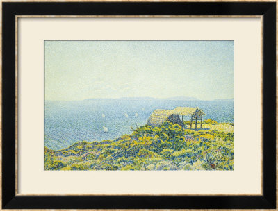 L'ile Du Levant, Vu Du Cap Benat by Theo Van Rysselberghe Pricing Limited Edition Print image