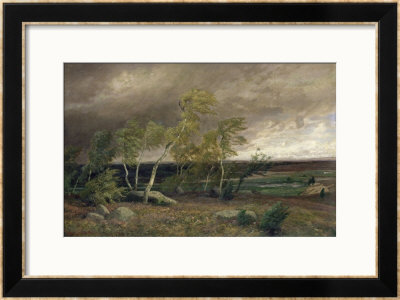 The Heath In A Storm, 1896 by Valentin Ruths Pricing Limited Edition Print image
