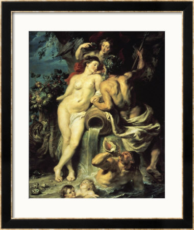 The Alliance Of Earth And Water by Peter Paul Rubens Pricing Limited Edition Print image