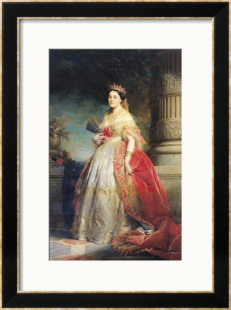 Mathilde Laetitia Wilhelmine Bonaparte (1820-1904) 1861 by Louis Edouard Dubufe Pricing Limited Edition Print image