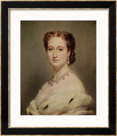 Portrait Of The Empress Eugenie (1826-1920) by Franz Xavier Winterhalter Pricing Limited Edition Print image