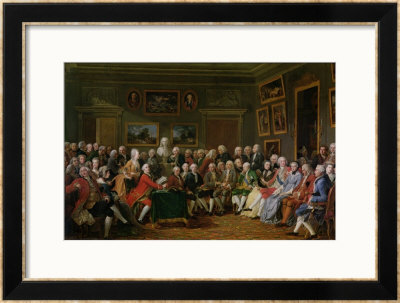 Reading Of The Tragedy L'orphelin De La Chine In The Salon Of Madame Geoffrin by Anicet-Charles Lemonnier Pricing Limited Edition Print image