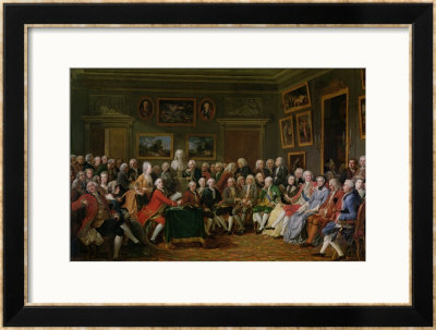 Reading Of The Tragedy L'orphelin De La Chine In The Salon Of Madame Geoffrin by Anicet-Charles Lemonnier Pricing Limited Edition Print image
