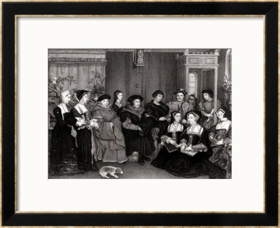 The Family Of Thomas More, Chancellor Of England by Hans Holbein The Younger Pricing Limited Edition Print image