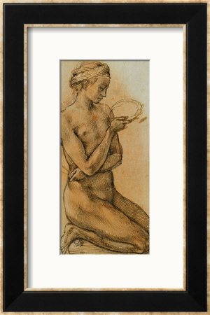 Mary Magdalen Contemplating The Crown Of Thorns by Michelangelo Buonarroti Pricing Limited Edition Print image