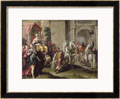 The Triumph Of David, Circa 1690 by Peter Van Lint Pricing Limited Edition Print image