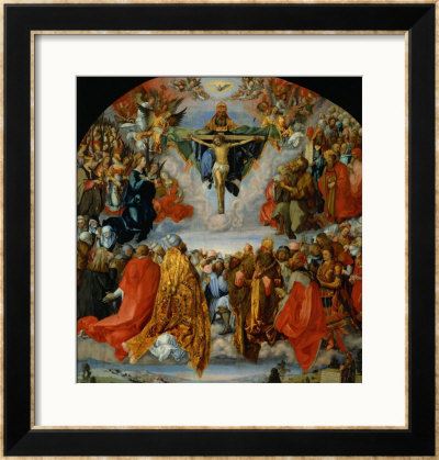 The Adoration Of The Trinity by Albrecht Dürer Pricing Limited Edition Print image