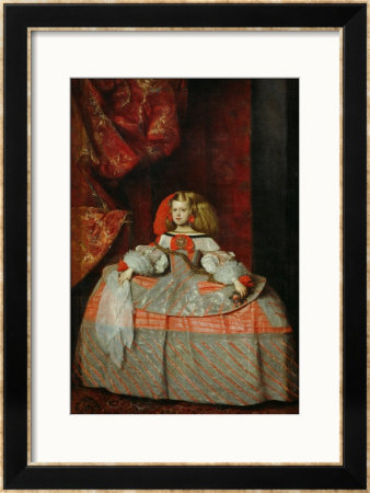 The Infanta Margarita Teresa (1651-1673) In A Pink Dress by Diego Velázquez Pricing Limited Edition Print image