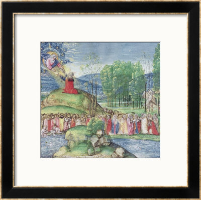 Moses Receiving The Tablets Of The Law From God by Or Di Giovanni Monte Del Fora Pricing Limited Edition Print image
