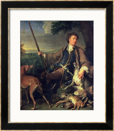 Self Portrait As A Hunter, 1699 by Alexandre-Francois Desportes Pricing Limited Edition Print image