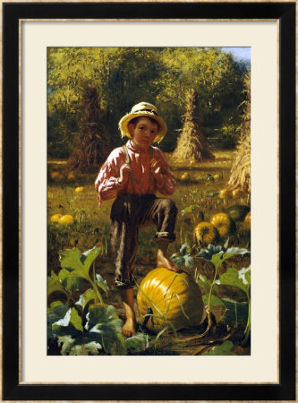 That's Me Pumpkin, 1879 by John George Brown Pricing Limited Edition Print image