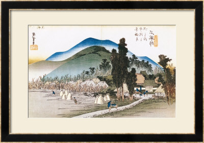 Ishiyakushi, From The Series 53 Stations Of The Tokaido, 1833-34 by Ando Hiroshige Pricing Limited Edition Print image