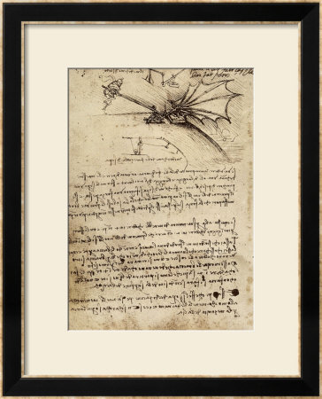 Wing Mechanism, Institut De France, Paris by Leonardo Da Vinci Pricing Limited Edition Print image