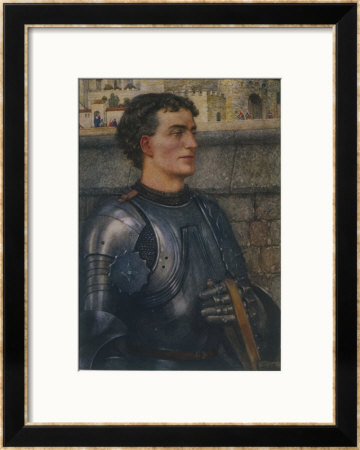 Sir Lancelot Goes To Guinevere As Ambassador by Eleanor Fortescue Brickdale Pricing Limited Edition Print image