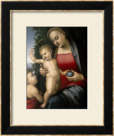 Madonna With Child And Young St. John, Conserved At The Galleria Estense In Modena by Tommaso Di Stefano Lunetti Pricing Limited Edition Print image