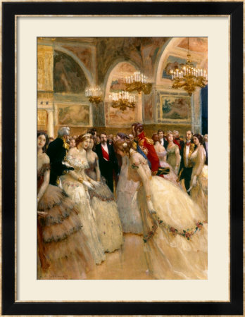 At The Ball by Auguste Francois Gorguet Pricing Limited Edition Print image