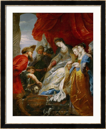 Tomyris, Queen Of The Scyths, Orders The Head Of Cyrus Lowered Into A Vessel Of Blood by Peter Paul Rubens Pricing Limited Edition Print image