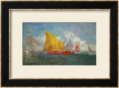 Yachts In A Bay by Odilon Redon Pricing Limited Edition Print image