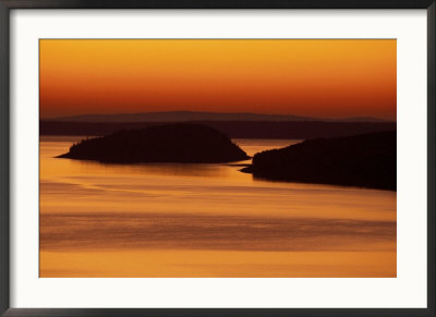Frenchman Bay At Sunrise From Cadillac Mountain, Maine, Usa by Jerry & Marcy Monkman Pricing Limited Edition Print image