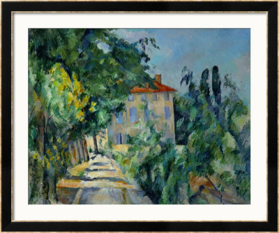 Maison Au Toit Rouge- House With A Red Roof, 1887-90 by Paul Cezanne Pricing Limited Edition Print image