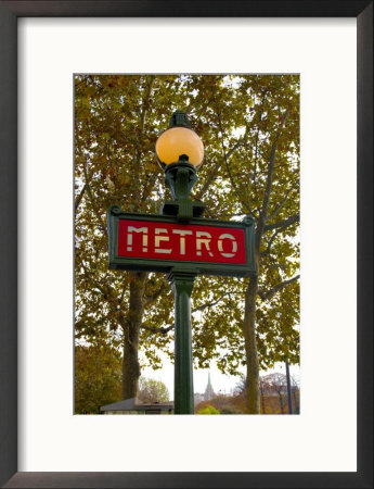 Metro, Paris, France by Lisa S. Engelbrecht Pricing Limited Edition Print image